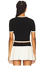 view 3 of 5 Luna Top in Black & White