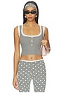 view 1 of 5 Millie Knit Tank in Grey