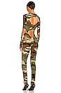 view 3 of 3 Long Sleeve Aztec Catsuit in Camo