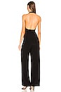 view 3 of 3 Halter Wrap Straight Leg Jumpsuit in Black