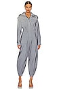 view 1 of 5 Oversized Turtle Cargo Jumpsuit in Grey