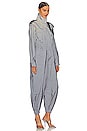 view 4 of 5 Oversized Turtle Cargo Jumpsuit in Grey