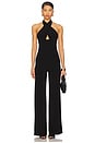 view 1 of 3 Halter Straight Leg Jumpsuit in Black