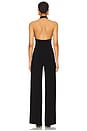 view 3 of 3 Halter Straight Leg Jumpsuit in Black