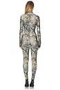 view 3 of 5 Long Sleeve Slim Fit Turtleneck Catsuit in Trees