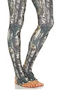 view 5 of 5 Long Sleeve Slim Fit Turtleneck Catsuit in Trees