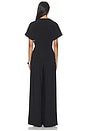 view 3 of 3 Geralyn Short Sleeve Jumpsuit in Black