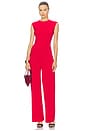 view 1 of 3 Sleeveless Jumpsuit in Tiger Red