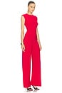 view 2 of 3 Sleeveless Jumpsuit in Tiger Red