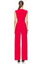 view 4 of 3 Sleeveless Jumpsuit in Tiger Red