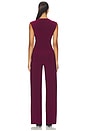 view 4 of 3 Sleeveless Jumpsuit in Plum