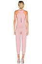 view 3 of 3 Side Stripe Jumpsuit in Dusty Pink & Almost White