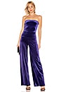 view 1 of 3 X REVOLVE Velvet Strapless Jumpsuit in Purple