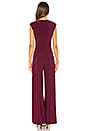 view 3 of 3 Side Stripe Sleeveless Jumpsuit in Plum & Engineered Stripe