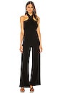 view 3 of 5 Tie Front All In One Strapless Jumpsuit in Black