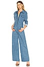 view 1 of 3 Jean Jumpsuit in Light Wash