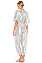 view 3 of 4 Rectangle Jog Jumpsuit in Silver