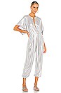 view 4 of 4 Rectangle Jog Jumpsuit in Silver