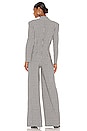 view 4 of 4 Single Breasted Straight Leg Jumpsuit in Glenn Plaid
