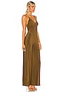 view 3 of 3 X REVOLVE Low Back Slip Jumpsuit in Saddle