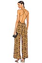 view 1 of 3 x REVOLVE Low Back Slip Jumpsuit in Golden Leopard