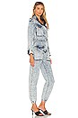 view 2 of 3 Turtle Cargo Jumpsuit in Light Blue Acid Wash