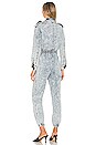 view 3 of 3 Turtle Cargo Jumpsuit in Light Blue Acid Wash