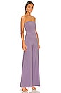 view 2 of 3 Strapless Jumpsuit in Powder Purple