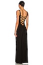 view 3 of 3 Sleeveless X Straight Leg Jumpsuit in Black