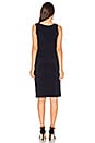 view 3 of 3 Sleeveless Shirred Waist Dress in Midnight