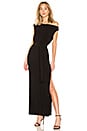 view 1 of 3 Drop Shoulder Gown in Black