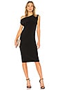 view 1 of 3 Drop Shoulder Sleeveless Dress in Black