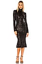 view 1 of 4 Sequin Fishtail Dress in Black