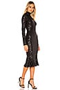 view 2 of 4 Sequin Fishtail Dress in Black