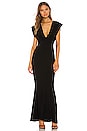 view 1 of 4 X REVOLVE V Neck Rectangle Gown in Black