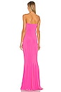 view 3 of 3 X REVOLVE Strapless Fishtail Gown in Orchid Pink
