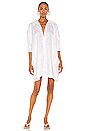view 1 of 3 ROBE COURTE OVERSIZED in White