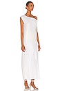 view 3 of 4 Drop Shoulder Gown in White