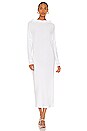 view 2 of 4 All In One Midcalf Dress in White
