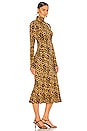 view 2 of 4 x REVOLVE Turtle Fishtail Dress in Golden Leopard