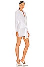 view 2 of 3 Mini Tie Front NK Shirt Dress in White