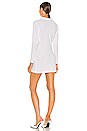 view 3 of 3 Mini Tie Front NK Shirt Dress in White