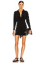 view 1 of 3 Mini Tie Front NK Shirt Dress in Black