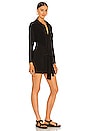 view 2 of 3 Mini Tie Front NK Shirt Dress in Black