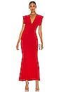 view 1 of 3 x REVOLVE V Neck Rectangle Gown in Red