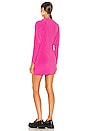 view 3 of 4 x REVOLVE Mini Tie Front NK Shirt Dress in Orchid Pink