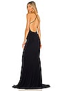 view 1 of 3 X REVOLVE Low Back Slip Mermaid Fishtail Gown in Navy