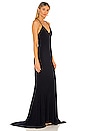 view 3 of 3 X REVOLVE Low Back Slip Mermaid Fishtail Gown in Navy