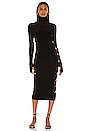 view 1 of 4 Long Sleeve Alligator Turtle Dress in Black