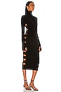 view 2 of 4 Long Sleeve Alligator Turtle Dress in Black